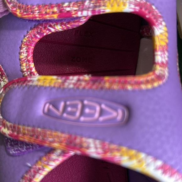 KEEN BIG KIDS KNOTCH CREEK OPEN TOE PURPLE SANDALS SZ 13 - Picture 5 of 13